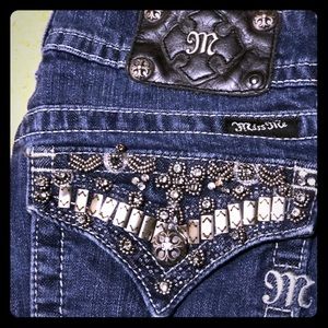 Size 29 miss me boot cut jeans